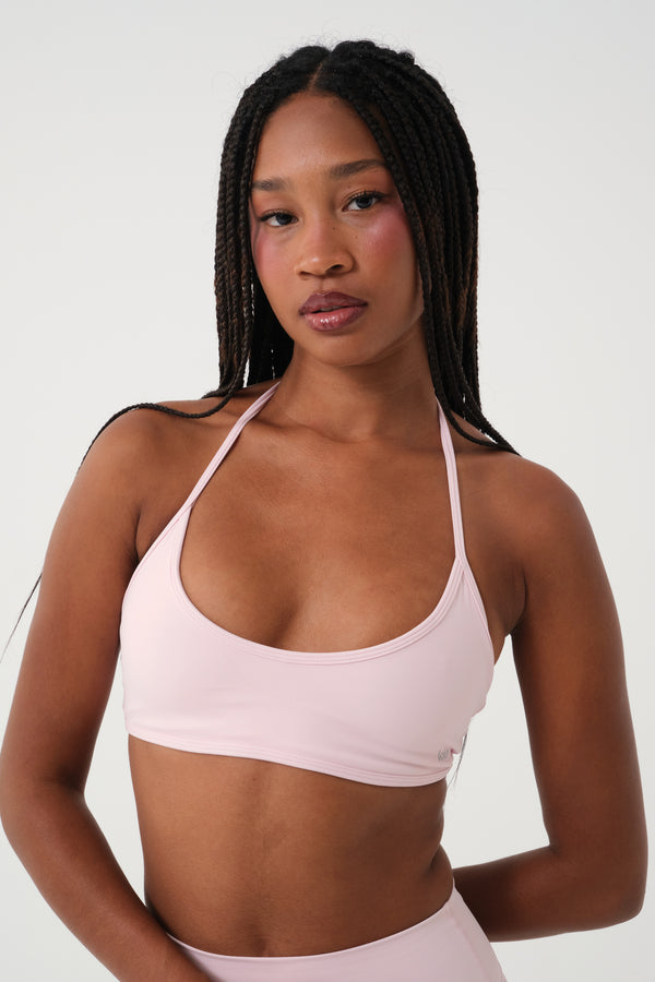 Halter Bra Baby Pink