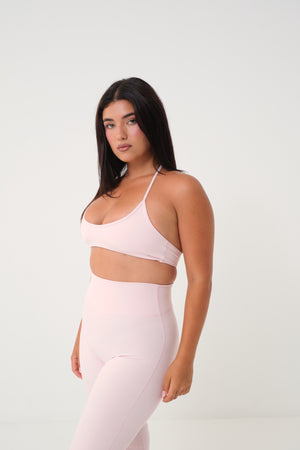 Halter Bra Baby Pink