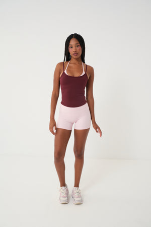 Double Tank Top Baby Pink