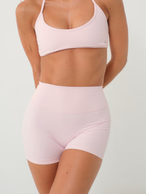 Invisible Scrunch Shorts Baby Pink