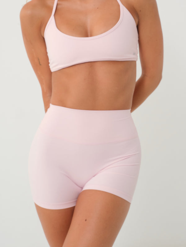 Invisible Scrunch Shorts Baby Pink